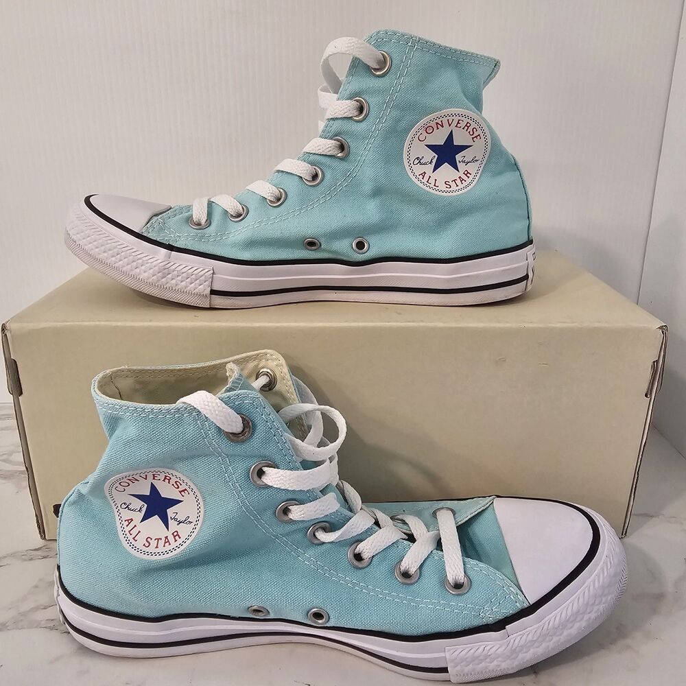 Converse Chuck Taylor All Star Hi Mens 6/ Wo's 8 Aruba Blue Athletic Skate Shoes